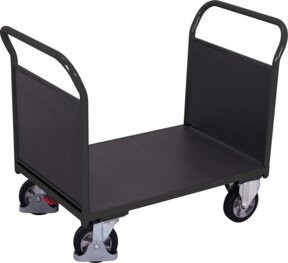 Cordes Doppel-Stirnwandwagen Siebdruckplatte in Anthrazit RAL 7016 - Bild 1