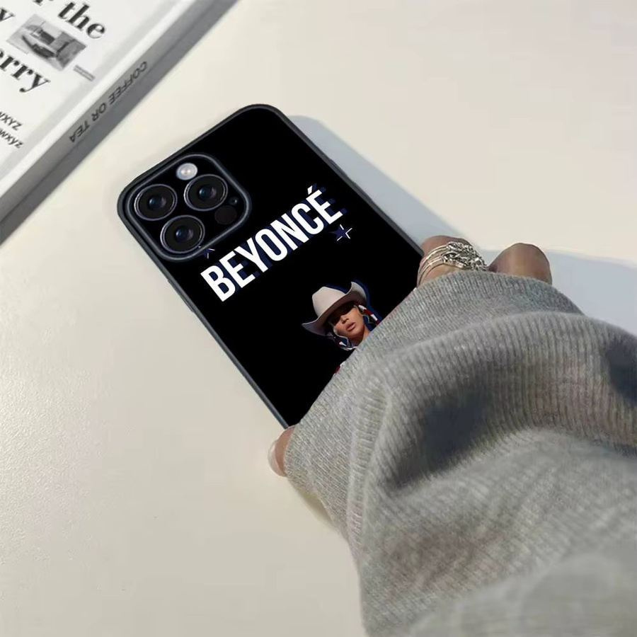 S-Singer B-Beyonce Handyhülle mit starker magnetischer Anziehung in Schwarz für iPhone 12 13 14 15 16 Pro Max mini Plus - Bild 4