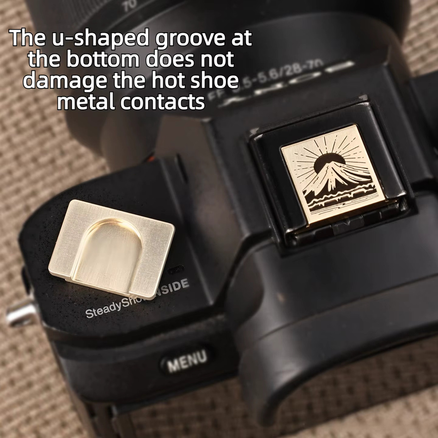 Sony Kamera-Metall-Blitzschuhabdeckung als Staubschutz für ZV1, A7M4, A7C2, A6700, A7R5, FX30, A7S3, A6000, A6400 und A6600 - Bild 3