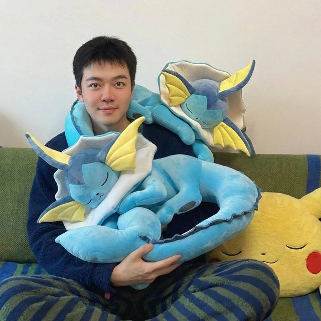 Aoger Pokémon Schlafende Vaporeon Plüschtiere, Plüschpuppen, 50cm - Bild 1