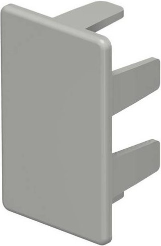 OBO Bettermann Endstück Stein-Grau B: 25 mm, H: 40 mm, 10 Stück - Bild 1