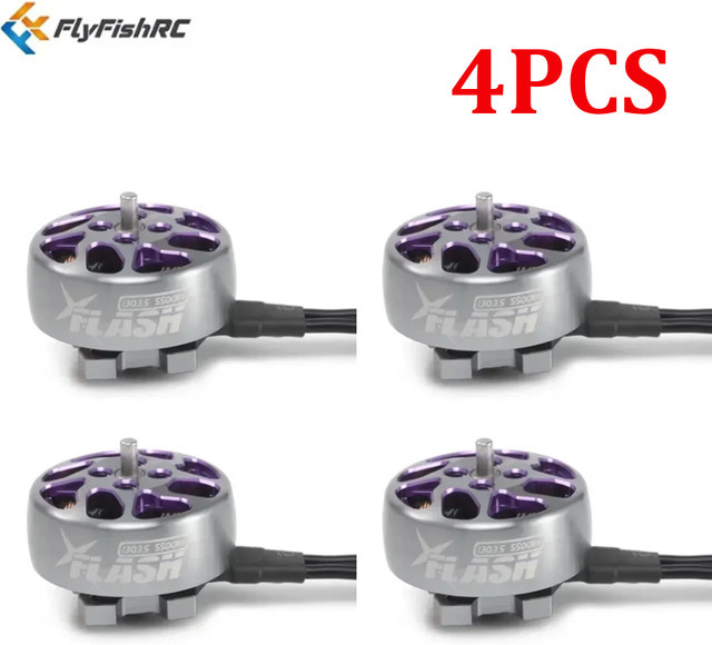 FlyFishRC Flash 1303,5 5500KV 4S Bürstenloser Motor, 4-teiliges Set, Metall - Bild 1