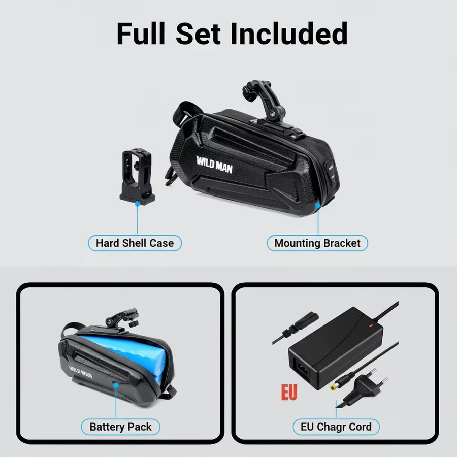 Aleaivy Wasserdichter Lithium-Akku für Fahrräder mit Ladegerät und Tasche, 36V/48V 10Ah für 250W-750W E-Bikes - Bild 3