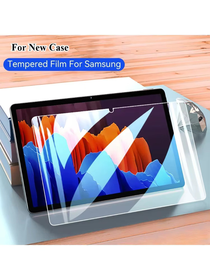 Displayschutzfolie aus gehärtetem Glas für Samsung Galaxy Tab S6 Lite, S5E, S7, S8, Tab A7, A8 und weitere Modelle, transparent - Bild 6