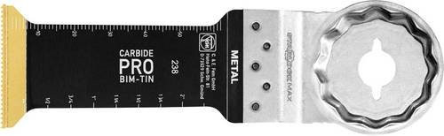Fein E-CUT CARBIDE PRO Tauchsägeblatt mit Carbide-Spitzen für Metall, Stein und Holz, Durchmesser: 32 mm, 10er Pack, Schwarz - Bild 1