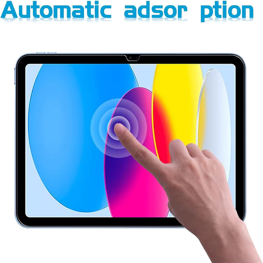 Displayschutzfolie aus gehärtetem Glas für Apple iPad 11. Generation 11 Zoll 2025 (A3354) und iPad 10. Generation 10,9 Zoll 2022, transparent - Bild 5