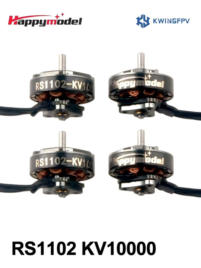 Happymodel RS1102 Bürstenloser Motor für Mobula7 und Mobula6 FPV Drohnen, Farbe: Schwarz, Welle: 1,5 mm - Bild 3