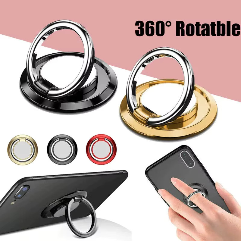 KAFNHCKA Magnetische Universal Telefon Halterung mit 360-Grad-Drehung und Finger Ring Grip in Gold - Bild 2