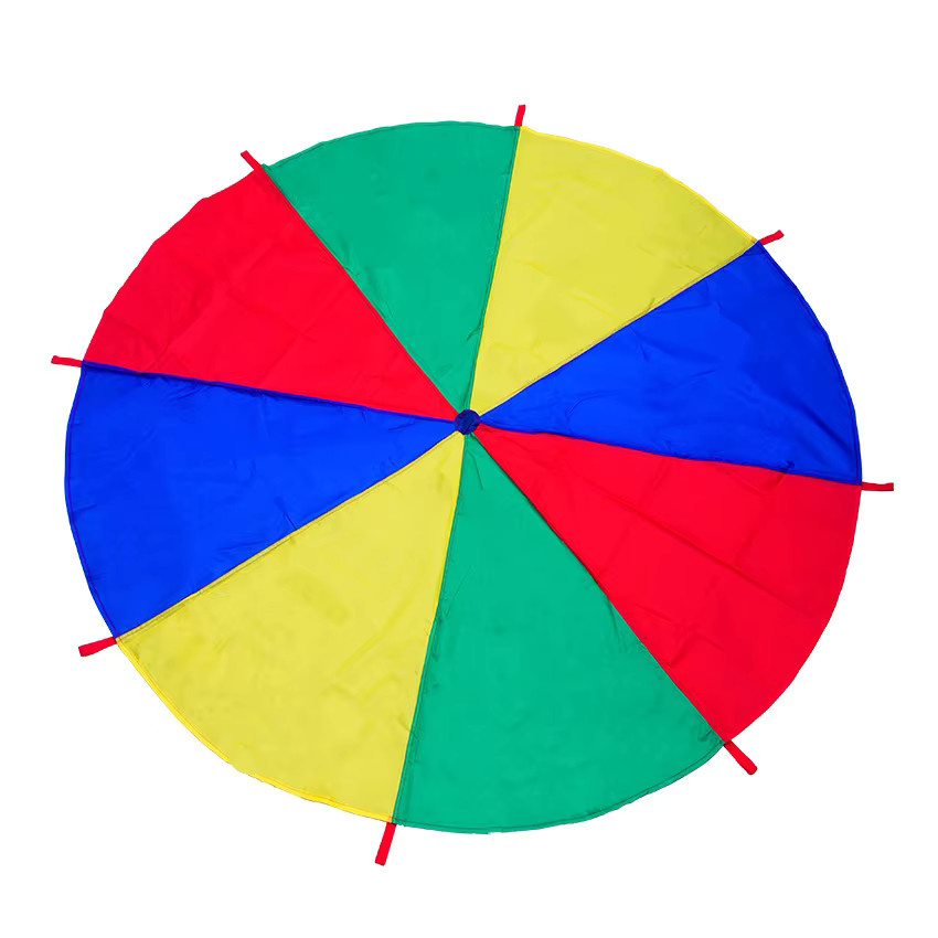 soulbao Regenbogen-Fallschirm-Regenschirm, interaktives Aktivitätsspielzeug - Bild 6