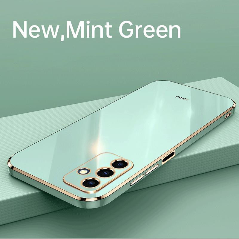 Quadratische Handyhülle mit galvanisiertem Plating für Samsung Galaxy A56 A36 A26 A16 A55 A35 A25 A15 5G in Grün - Bild 2
