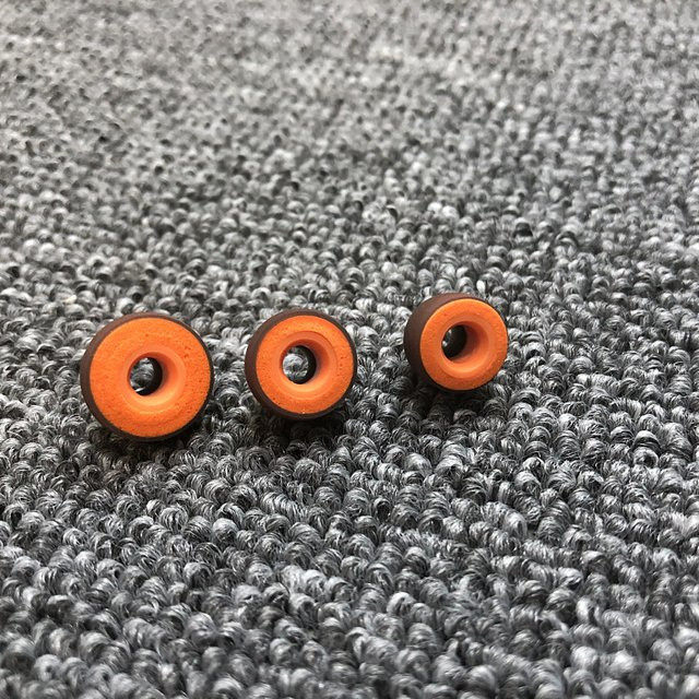 Trig Rain Memory Foam In-Ear Kopfhörer Eartips aus Silikon in Orange - Bild 1