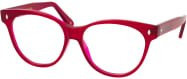 L.G.R Victoria 80 Korrektionsbrille, Rund, Vollrand, Kunststoff, Rot, Damen - Bild 1
