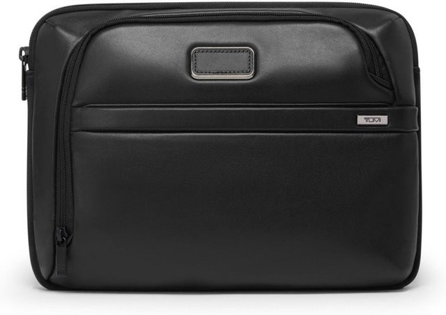 Tumi Alpha Leder Laptop-Hülle für 13 Zoll in Schwarz - Bild 1