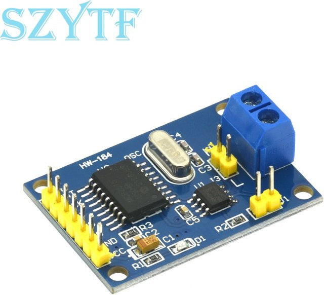 SZYTF MCP2515 CAN Bus Modul mit TJA1050 Empfänger und SPI für 51 MCU ARM Controller in Blau - Bild 1