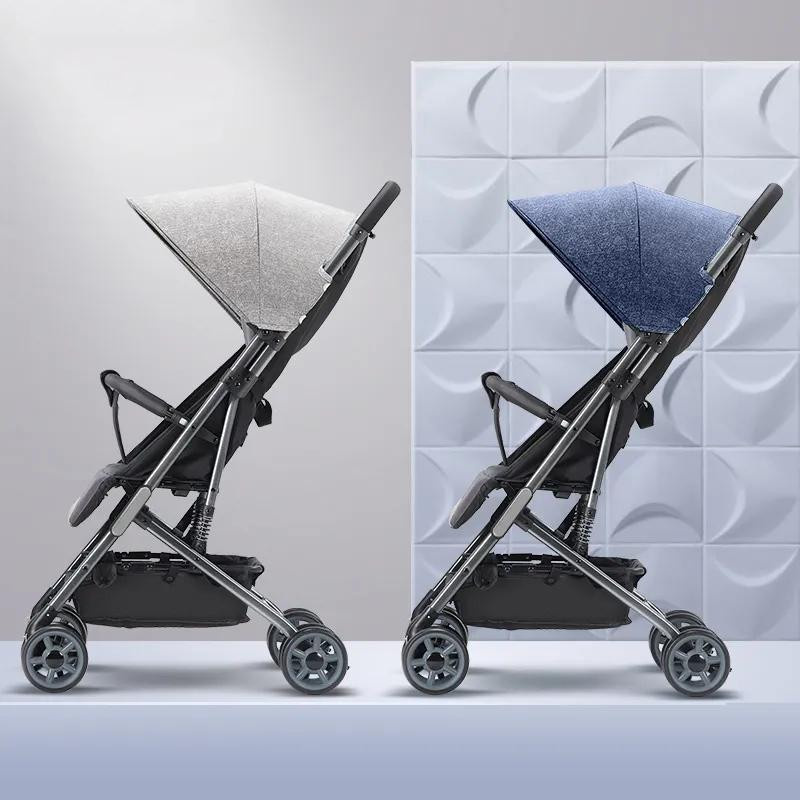 WTEMPO Buggy faltbarer Reise-Kinderwagen grau H x B x T: 97 x 85 x 49 cm - Bild 7