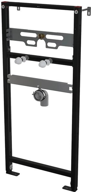 Alcadrain A107/1120 Montagerahmen für Urinal in Schwarz - Bild 1