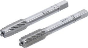 BGS Gewindebohrer Set M8 x 0,75 mm, 2-teilig, silber - Bild 1