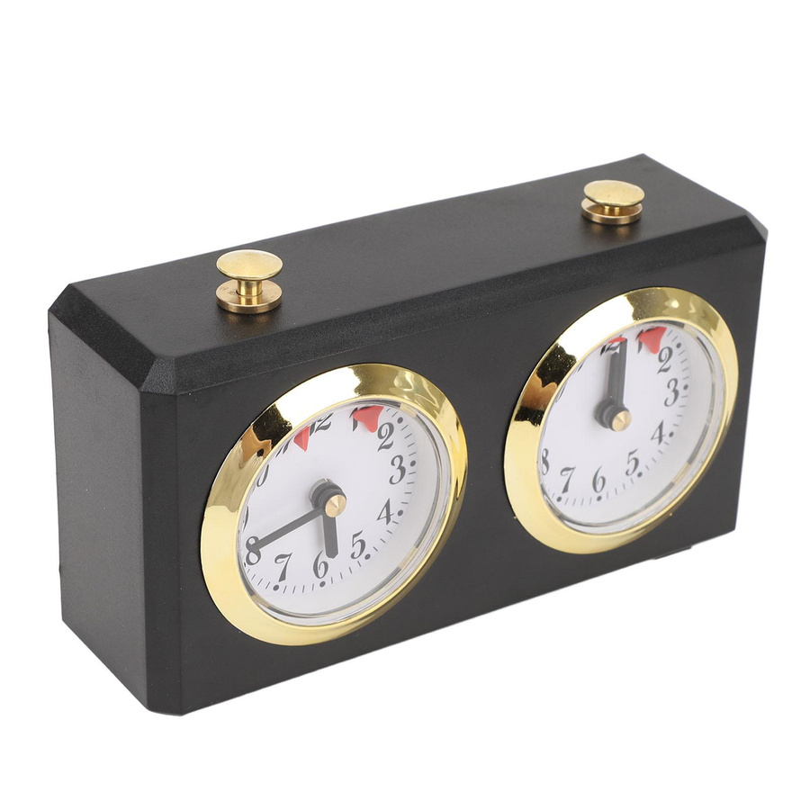 TOMTOP JMS Analoge Schachuhr Professionell Aufziehbar Schwarz - Bild 3