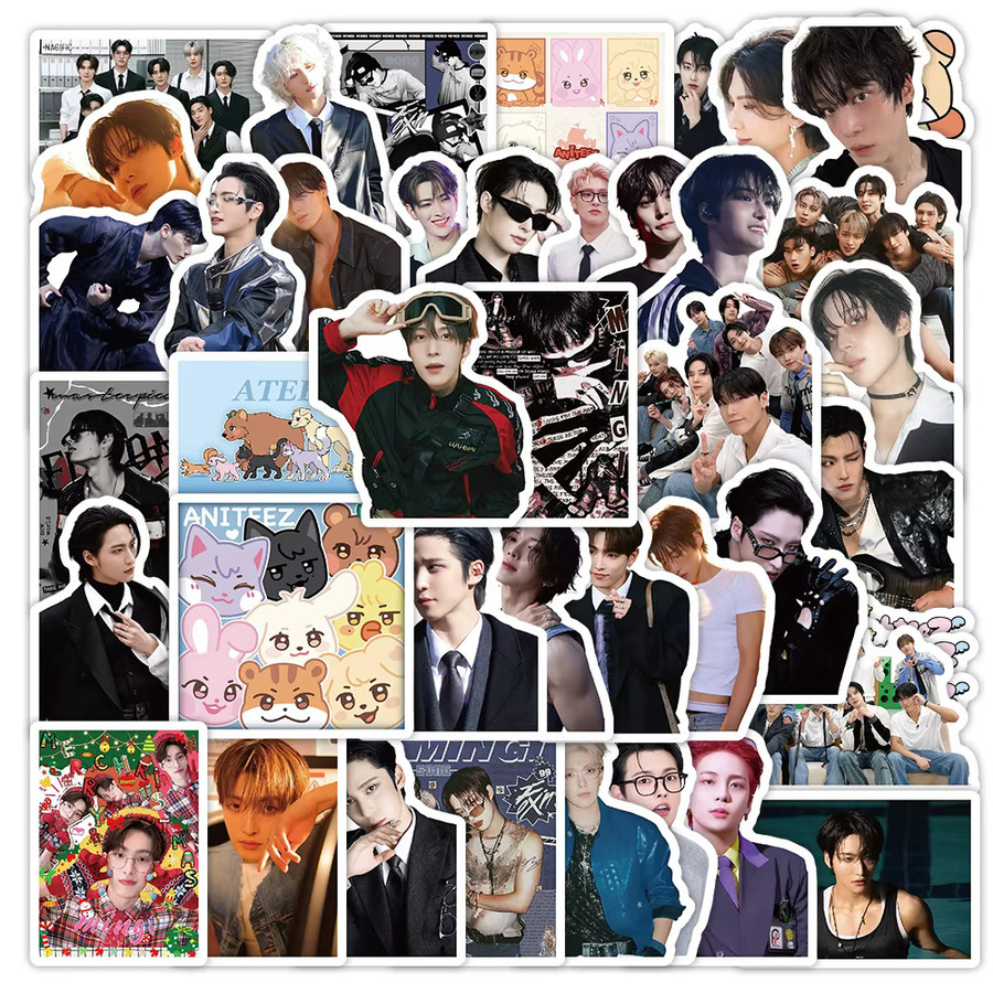 Potdemiel Aniteez Kpop Idol Aufkleber, 70 Stück - Bild 2
