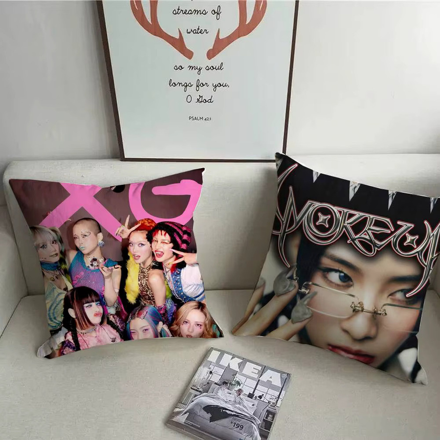 Kpop X-Xg DNA Kissenbezug Multicolor für Sofa und Schlafzimmer B/B: 40 x 40 cm - Bild 3