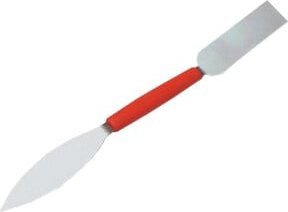 Industrial Quality Supplies Stukkateureisen mit biegsamen Schaufeln aus Edelstahl und Kunststoffholm, Rot, Breite: 20 mm - Bild 1