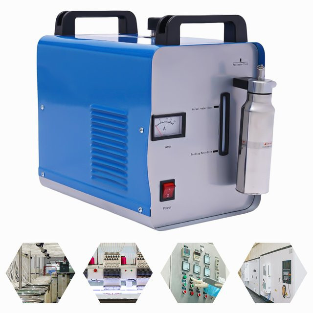 CNCEST Sauerstoff-Wasserstoff-Generator mit Acryl-Poliergerät und Flamenschweißgerät in Blau - Bild 1