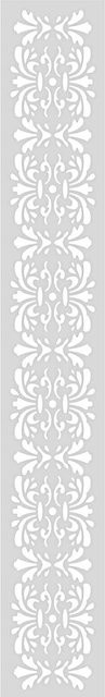 Rico Design Schablone Ornamentbordüre selbstklebend B: 10,5 cm, L: 70 cm - Bild 1