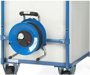 Fetra Kabeltrommel für leichte Wagen, Blau, Breite: 60 cm - Bild 1