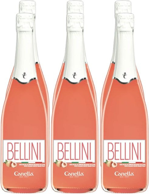 Canella Bellini, Pfirsich, Alkopop, 6 x 0,75 l - Bild 1