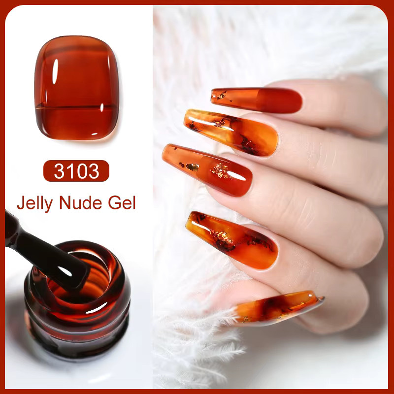Clou Beaute Nagellack, Nude Pink Red, Glänzend, Unisex - Bild 4