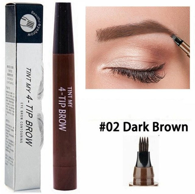 Chic Chroma Beauty Augenbrauenstift, Dark Brown, Flüssig, Matt - Bild 1