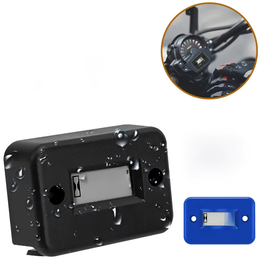 Kebidumei Tragbarer Digitaler Induktiver Drehzahlmesser für Auto, Boot, ATV und Motorrad in Schwarz und Grün - Bild 3