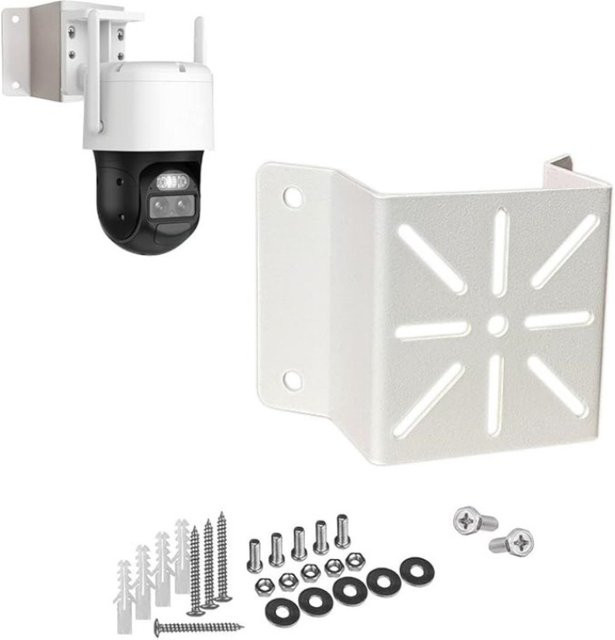 Eufy Metall-Wandhalterung für Außenbereich in Weiß zur Wandmontage und Eckmontage für S340 Kamera - Bild 1