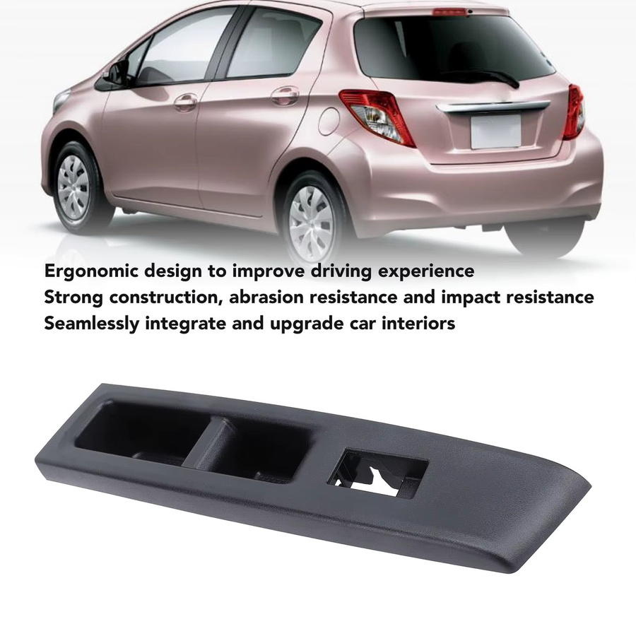 YOSOO Armlehnen-Abdeckung für Toyota Yaris 2012-2014 und Vitz 2010-2014, oberes Panel für die rechte Seite, Schwarz - Bild 4