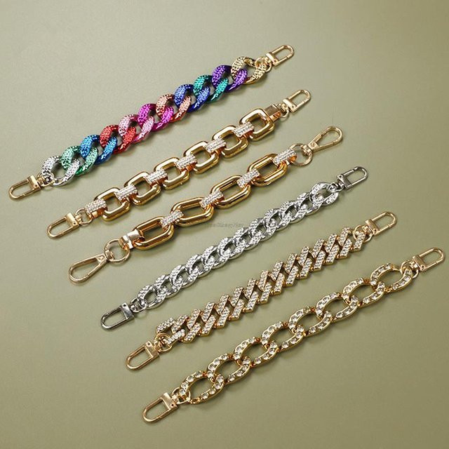 Charms Damen, Designer Schuhe, Acryl, Strass, Ketten - Bild 1
