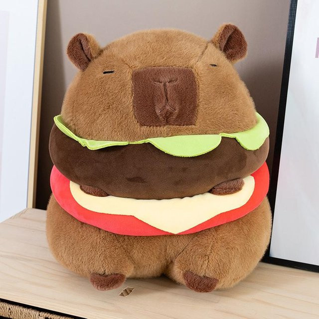 Kidsly Capybara-Plüschtier, braun, 20cm, ab 14 Jahren - Bild 1