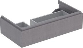 Geberit Waschtischunterschrank Xeno2 in Grau, Wandhängend, B/T/H: 88 x 46,2 x 46,2 cm - Bild 1