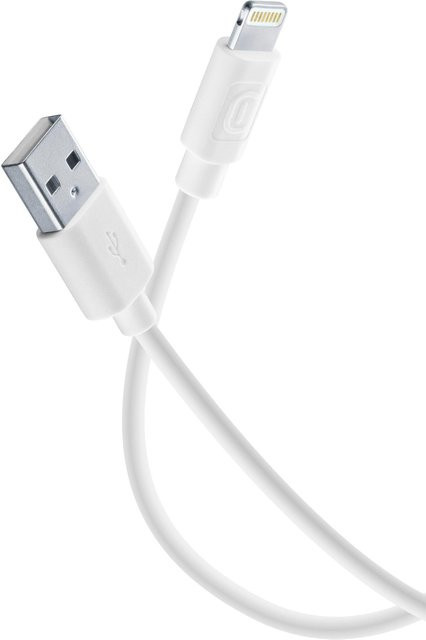 CellularLine Lightning-USB-Datenkabel für iPhone in Weiß, Länge: 1 m - Bild 1