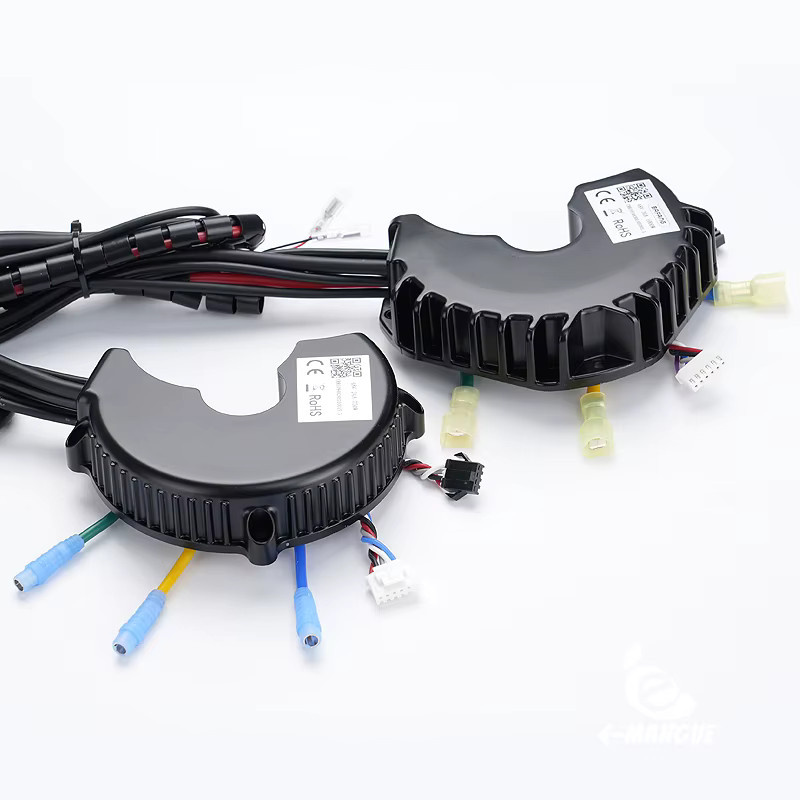 BAFANG Mid Drive Motor Controller für BBSHD BBS01B BBS02B in Schwarz mit Frontlicht- und Schaltersensoranschluss - Bild 3