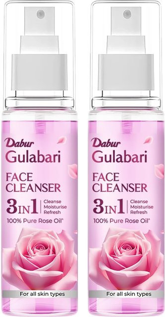 Dabur Gulabari Rose Glow Gesichtsreiniger, 100 ml, 2er Pack, Normale Haut - Bild 1