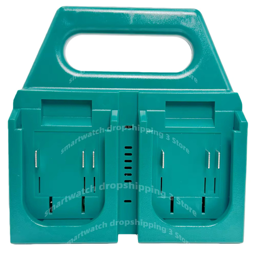 Makita Akku-Ladegerät mit Aufbewahrungshalterung für 18V/20V Akkus - Bild 6