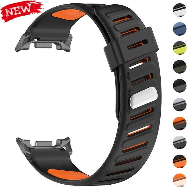 CAOWTAN Uhrenarmband Silikon, Schwarz, Unisex - Bild 1