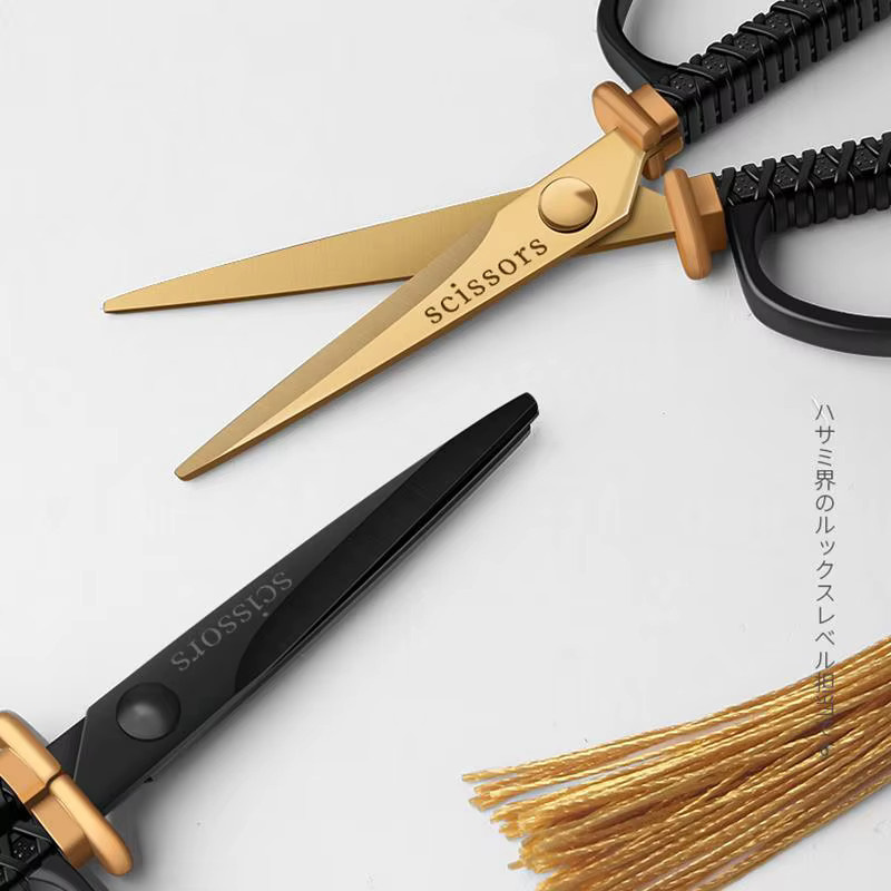 Edelstahl Retro Schneider Schere in Gold für Handwerk und Stoffe - Bild 3
