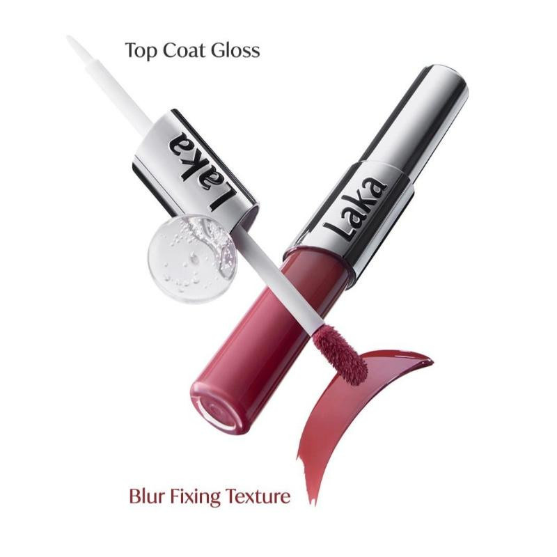 Laka Twin Lip Color Lippenstift, 902 Busy Coral, Unisex - Bild 1