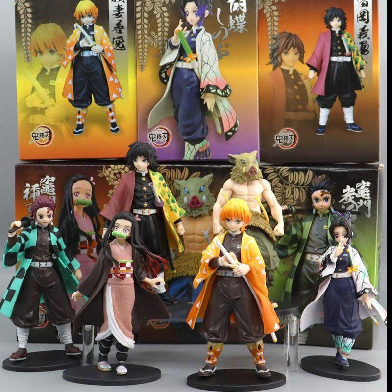Yiran toy 1 Demon Slayer Kimetsu No Yaiba Actionfiguren PVC Bunt / Mehrfarbig - Bild 4