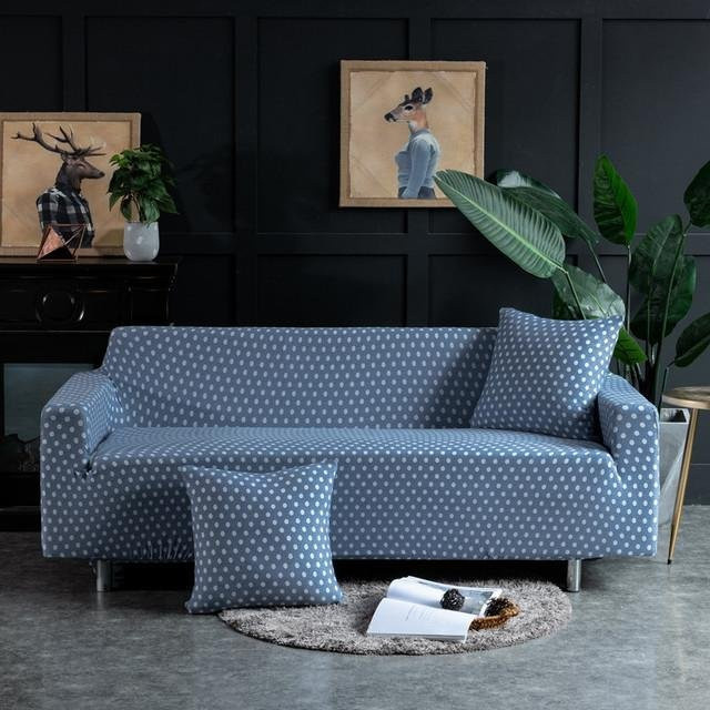 Housmife Elastischer Stretch-Sesselbezug im Boho-Stil mit floralem Muster, Breite: 90-140 cm - Bild 1