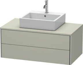 Duravit Waschtischunterschrank XSquare wandhängend mit 2 Schubladen, Breite: 100 cm, Tiefe: 54,8 cm, Höhe: 40 cm - Bild 1