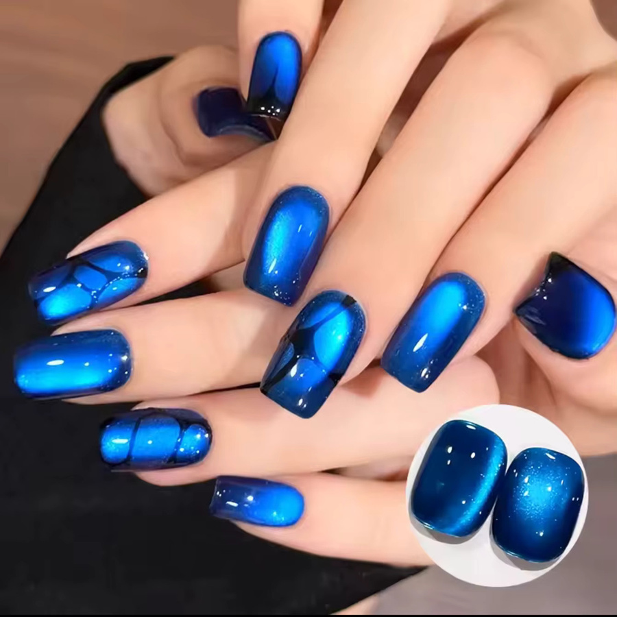 MIANEL Gel-Nagellack Blauer Sternenhimmel, Schimmernd, 10 ml - Bild 2