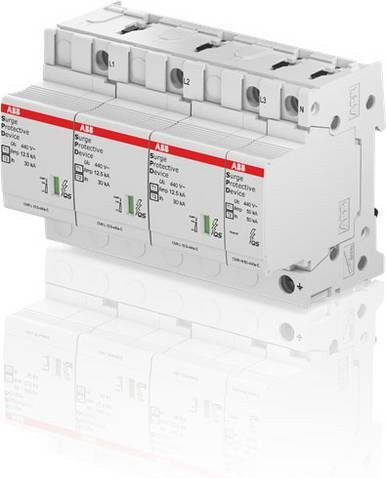 ABB OVR T1-T2 3N 12.5-440s P QS Überspannungsschutz-Ableiter 12.5 kA in Weiß - Bild 1