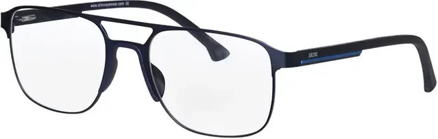 SHINU Multifokus Progressive Lesebrille, Herren, Vollrand, Metall, schwarz - Bild 1